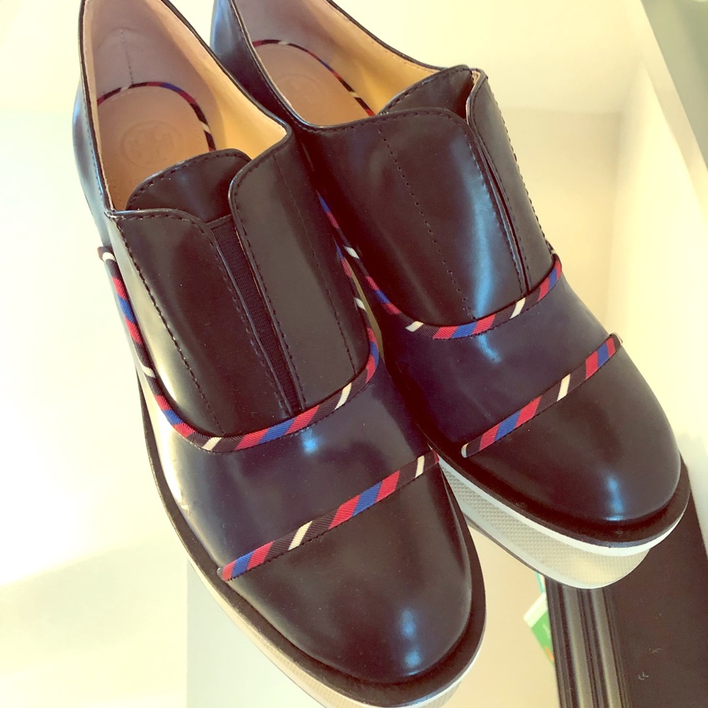 New Tory Burch Black Leather Booties 9